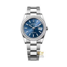 Đồng hồ Rolex Datejust 36 mặt xanh dương dây oyster 126284RBR-0010
