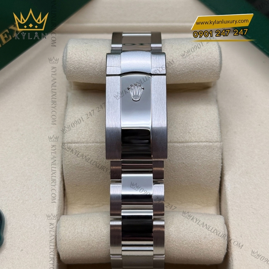 Kỳ Lân Luxury rolex datejust 36 xah duong day oyster 126284rbr 0010 9 Đồng hồ Rolex Datejust 36 mặt xanh dương dây oyster 126284RBR-0010