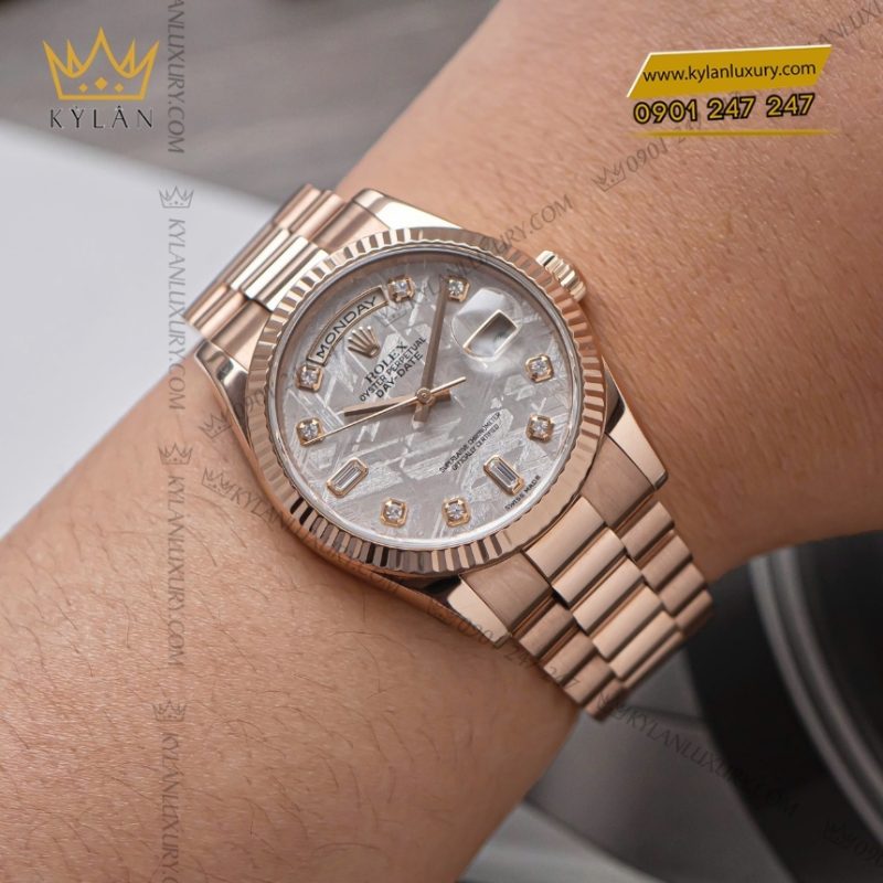 Đồng hồ Rolex Day Date 36 mặt số thiên thạch 118235-0026