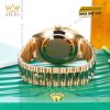 Đồng hồ Rolex Day Date mặt xà cừ vành kim cương 228345RBR-0026