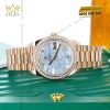 Đồng hồ Rolex Day Date mặt xà cừ vành kim cương 228345RBR-0026