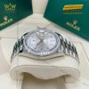 Đồng hồ Rolex Day Date 40 mặt số bạc vành kim 228349RBR-0001