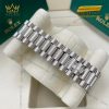 Đồng hồ Rolex Day Date 40 mặt số bạc vành kim 228349RBR-0001
