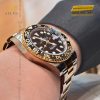 Đồng hồ Rolex GMT Master II demi vàng vàng mặt đen 116713LN-0001