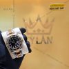 Đồng hồ Rolex GMT Master II demi vàng vàng mặt đen 116713LN-0001