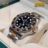 Đồng hồ Rolex GMT Master II demi vàng vàng mặt đen 116713LN-0001