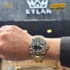 Đồng hồ Rolex GMT Master II demi vàng vàng mặt đen 116713LN-0001