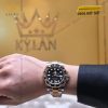 Đồng hồ Rolex GMT Master II demi vàng vàng mặt đen 116713LN-0001