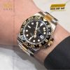 Đồng hồ Rolex GMT Master II demi vàng vàng mặt đen 116713LN-0001