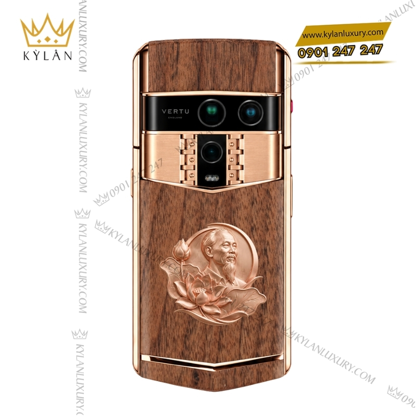 Điện thoại Vertu Agent Q custom vàng hồng - Bác Hồ và hoa sen 7 Kỳ Lân Luxury vertu agent q custom vang hong khac bac ho hoa sen 2 Điện thoại Vertu Agent Q custom vàng hồng - Bác Hồ và hoa sen