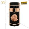 Vertu Agent Q custom vàng hồng kim cương – Bác Hồ và hoa sen