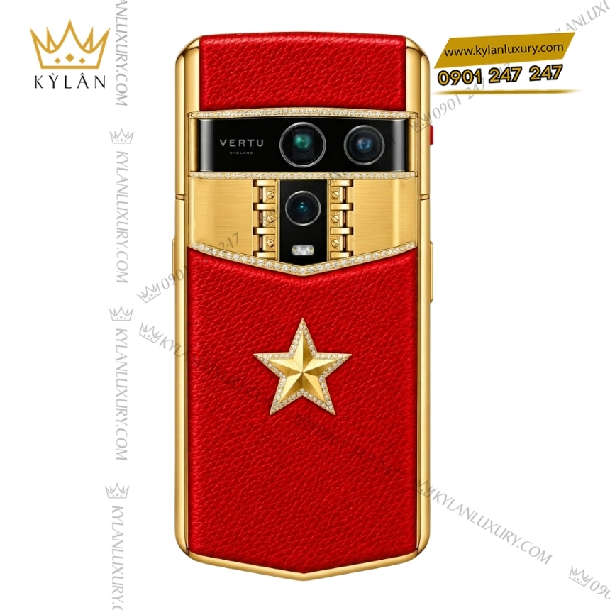 Kỳ Lân Luxury vertu agent q custom vang vang dinh kim cuong viet nam 6 Vertu Agent Q custom vàng vàng đính kim cương – Việt Nam